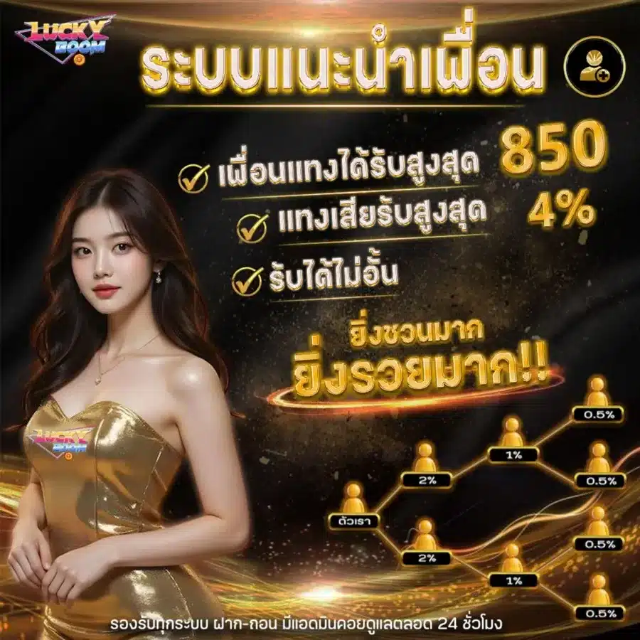 luckyboom สมัคร